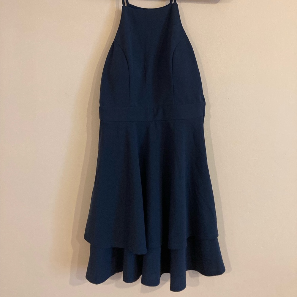 FRANCESCA’S NAVY DRESS